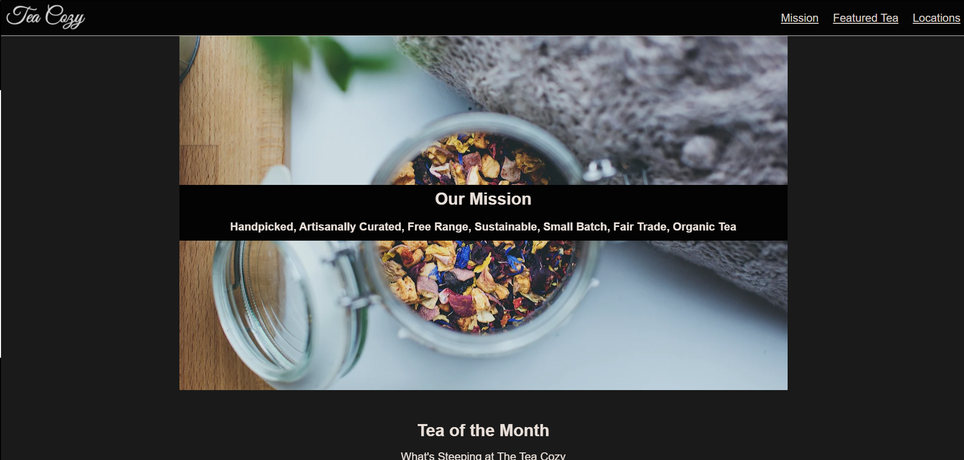 Tea Cozy Homepage